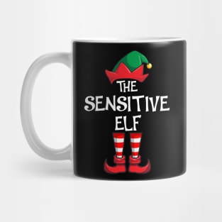 Sensitive Elf Matching Family Christmas Mug